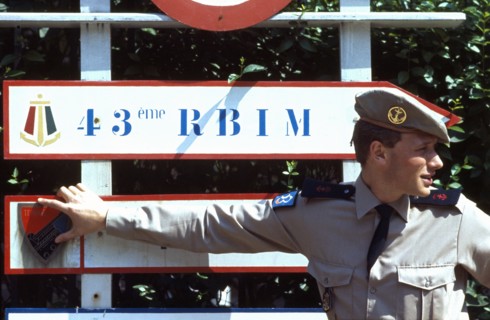 Johnny Hallyday en militaire