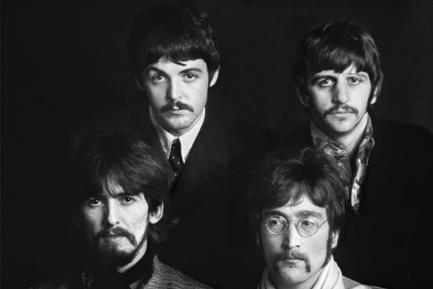 Les Beatles au studio Abbey Road
