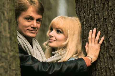 Claude François et sa femme Isabelle, 1969