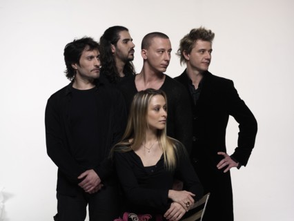 La troupe du spectacle musical "Graal"