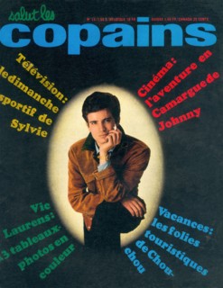 Vic Laurens en couverture de "Salut les Copains"