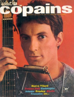Hugues Aufray en couverture de "Salut les Copains"