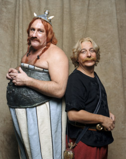 Gérard Depardieu et Christian Clavier dans Astérix & Obélix : Mission Cléopâtre