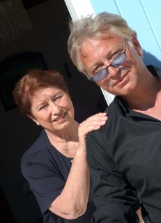 Laurent Boyer et sa mère