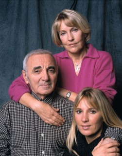 Charles Aznavour en famille