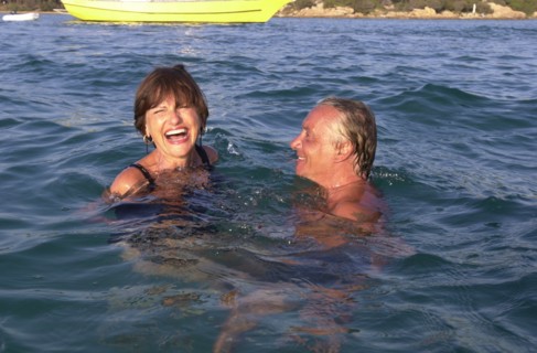 Michel Sardou et Anne-Marie Périer