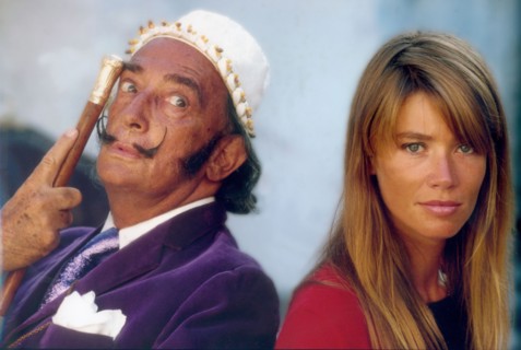 Françoise Hardy et Salvador Dali, 1968