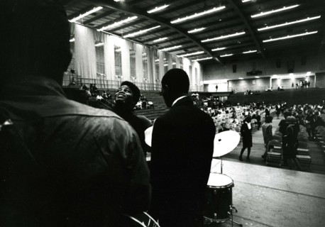 James Brown en tournée en avril 1967