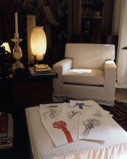 Yves Saint-Laurent, intérieur de son appartement