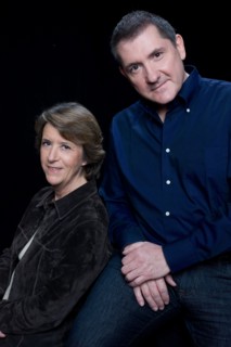 Arlette Chabot et Yves Calvi