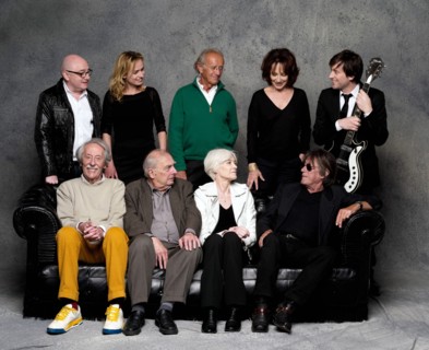 Jacques Dutronc avec sa famille et ses proches, 2010