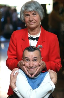 Arturo Brachetti et sa mère