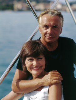 Michel Sardou et Anne-Marie Périer