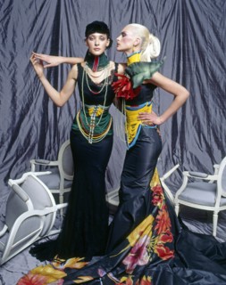 Chrystèle Saint-Louis Augustin et Kim Iglinsky en Christian Dior Haute Couture