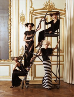 Mannequins habillées en Lagerfeld, 1995