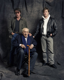 Jacques Dutronc avec son père et son fils Thomas