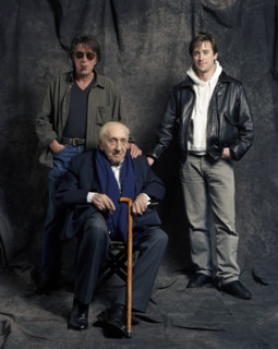 Jacques Dutronc avec son père et son fils Thomas