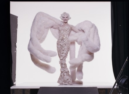 Eva Herzigova en Mugler