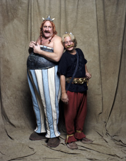 Gérard Depardieu et Christian Clavier dans Astérix & Obélix : Mission Cléopâtre