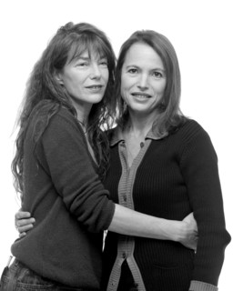 Jane Birkin et Laure Adler