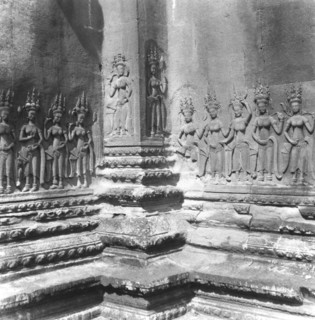 Détail du temple d'Angkor Vat, au Cambodge
