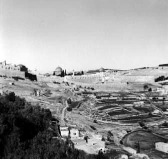 Vue générale de Jérusalem, en Palestine