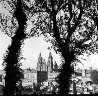 Vue générale de Santiago, en Espagne