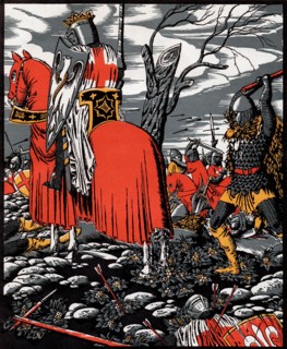 Narbut Georgy (1886-1920), lithograph, 1916