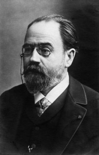 Portrait of French writer Emile Zola