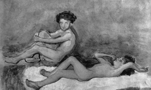 Ivanov, Study for the painting 'Apparition of Jesus Christ'
