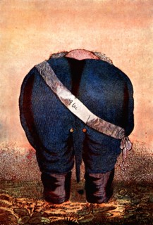 Caricature de Ludovic XVIII