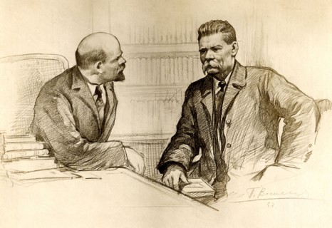 Lenin and Gorky