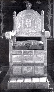 Trône du Tsar de Russie Ivan III
