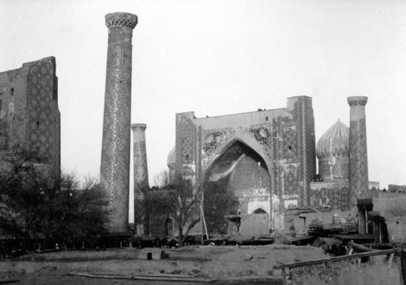 Samarcande, Vue générale des mosquées de Righistan