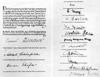 Loi Fondamentale en Allemagne