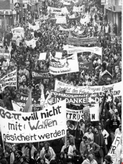 Manifestation pour la paix à Bonn