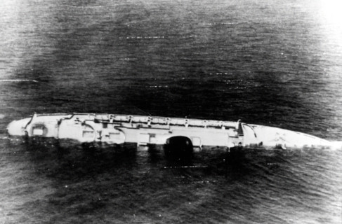 Juillet 1956, naufrage du navire "Andrea Doria"
