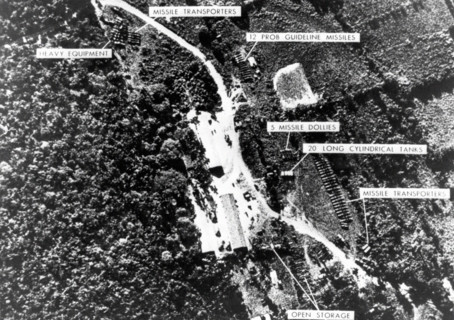Position de missiles américains à Cuba, 1962