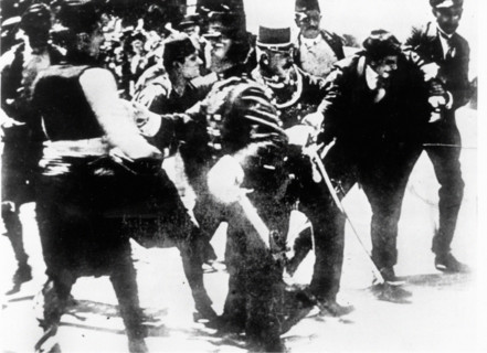 Arrestation du nationaliste serbe Gavrilo Princip, 1914