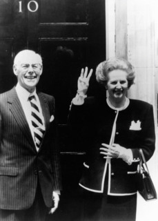Margaret Thatcher et son mari Dennis