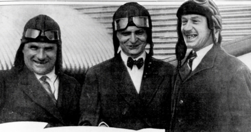 Hermann Köhl, le baron Günther von Hünefeld et le colonel James Fitzmaurice