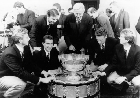 L'équipe de la Coupe Davis en 1988