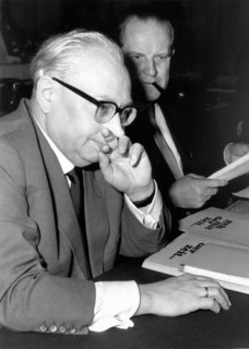 Erich Ollenhauer et Herbert Wehner, 1959