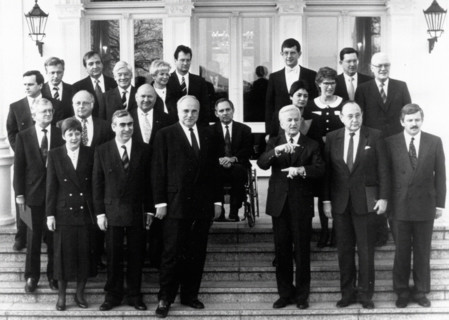 1991, premier gouvernement de l'Allemagne réunifiée