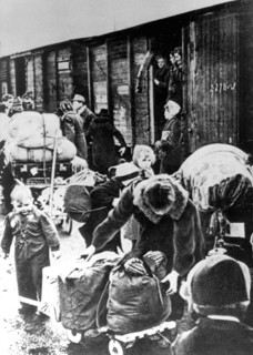 Déportation des Allemands des Sudètes, en 1945