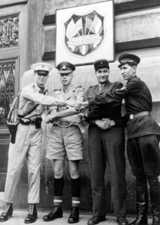 Représentants de la "patrouille internationale", en 1955
