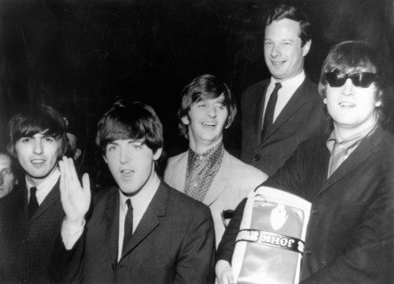 Les Beatles avec Brian Epstein