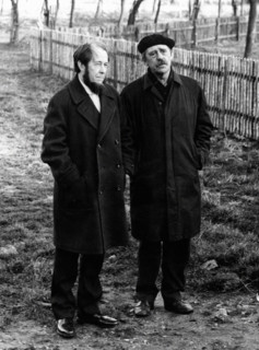 Alexandre Soljenitsyne et Heinrich Böll, en 1974