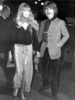 George Harrison avec sa femme Patti Boyd