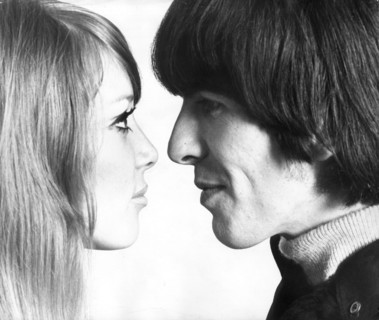 George Harrison et sa femme Patti Boyd
janvier 1966